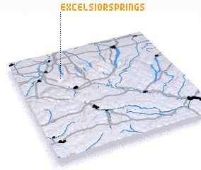 3d view of Excelsior Springs