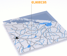 3d view of El Horcón