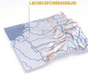 3d view of La Concepción de Guajuí