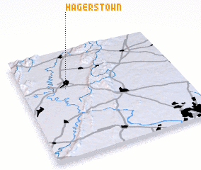3d view of Hagerstown
