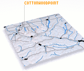 3d view of Cottonwood Point