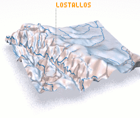 3d view of Los Tallos