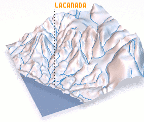 3d view of La Cañada