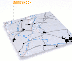 3d view of Sandy Hook