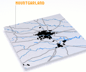 3d view of Mount Garland