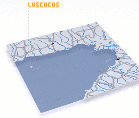 3d view of Los Cocos