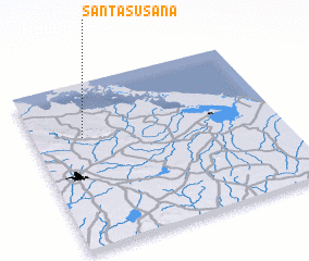 3d view of Santa Susana