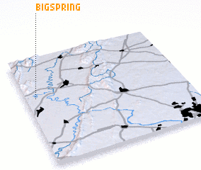3d view of Big Spring