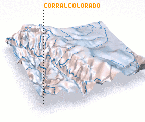 3d view of Corral Colorado