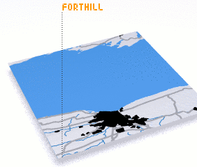 3d view of Fort Hill