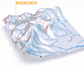 3d view of Pusir Chico