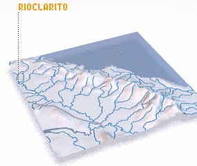 3d view of Río Clarito