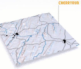 3d view of Cherry Run