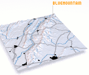 3d view of Blue Mountain