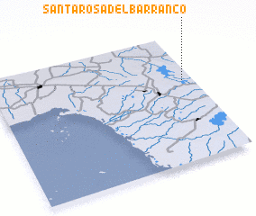 3d view of Santa Rosa del Barranco