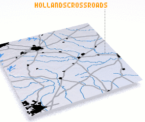 3d view of Hollands Crossroads