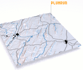 3d view of Plum Run