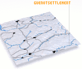 3d view of Guenot Settlement