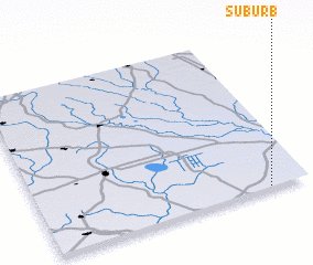 3d view of Suburb