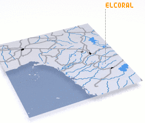 3d view of El Coral