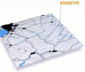 3d view of Houghton