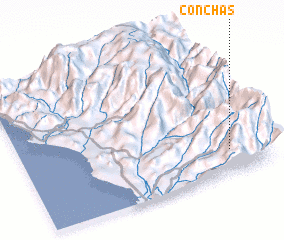 3d view of Conchas