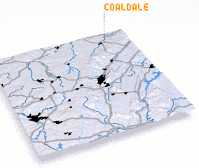 3d view of Coaldale