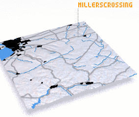 3d view of Millers Crossing