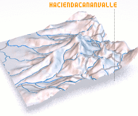 3d view of Hacienda Cananvalle