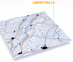 3d view of Liberty Mills