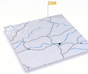 3d view of Zion