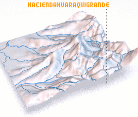 3d view of Hacienda Huaraquí Grande