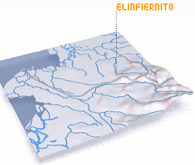 3d view of El Infiernito