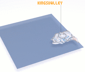 3d view of Kings Valley