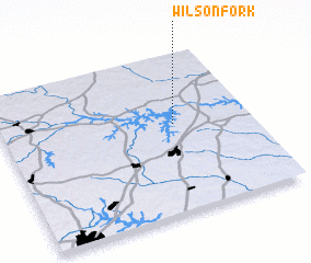 3d view of Wilson Fork