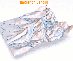 3d view of Hacienda Iltaquí