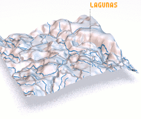 3d view of Lagunas