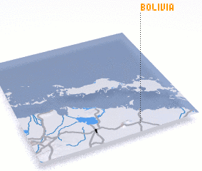 3d view of Bolivia