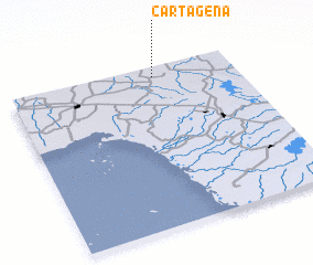 3d view of Cartagena