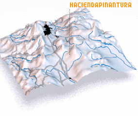 3d view of Hacienda Pinantura