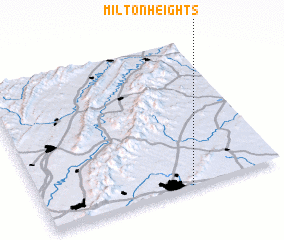 3d view of Milton Heights