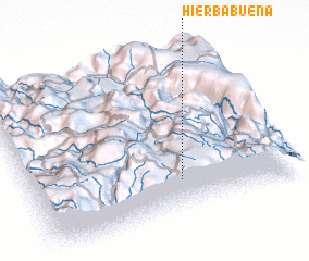 3d view of Hierba Buena
