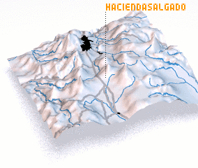 3d view of Hacienda Salgado