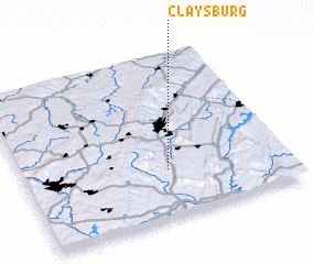 3d view of Claysburg