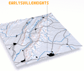 3d view of Earlysville Heights