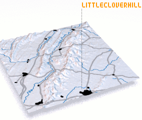 3d view of Little Clover Hill