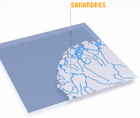 3d view of San Andrés