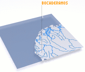 3d view of Boca de Ramos