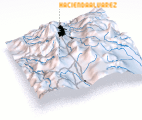 3d view of Hacienda Alvarez