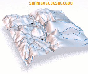 3d view of San Miguel de Salcedo